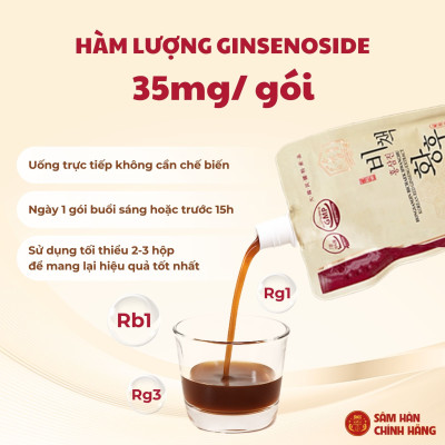 Hồng sâm hoàng hậu (120ml x 20 túi) – Daedong