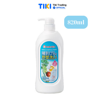 Nước rửa bình sữa, núm ty và rau củ qủa Chuchu Baby