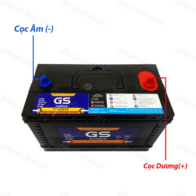 Bình Ắc Quy 12V-100Ah, Ắc Quy Ô Tô GS MF 115D33C 115D33V