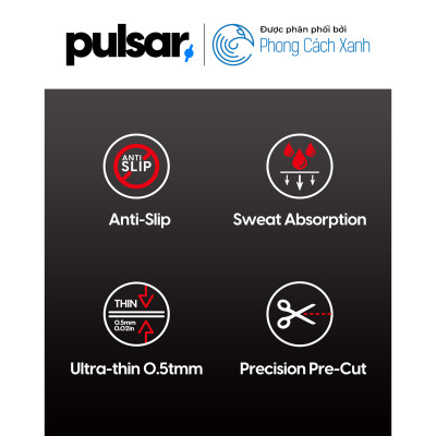 Miếng dán chống trượt Pulsar Supergrip - Grip Tape Precut dành cho Logitech G304 / G102 - Hàng Chính Hãng