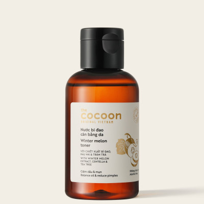 Bộ 3 chăm sóc da mụn: Gel rửa mặt bí đao 140ml + Toner bí đao 140ml + Tinh chất bí đao cocoon 70ml