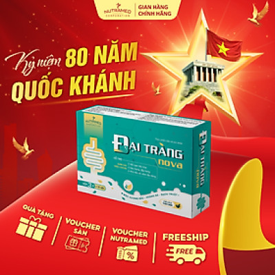 Viên uống Đại Tràng No.va hỗ trợ sức khỏe đại tràng, rối loạn tiêu hóa do viêm đại tràng (30 viên) - Nutramed