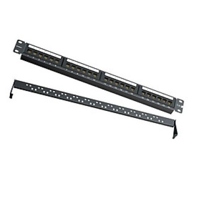 Bộ chia cáp Cat6 UTP Patch Panel rack Ugreen 127PP70423NW 24 cổng màu đen hàng chính hãng