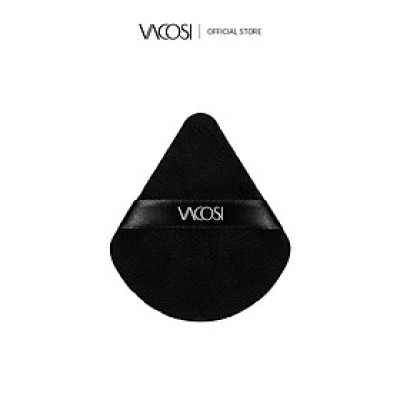 Bông phấn khô tam giác VACOSI ANGLED BLACK PUFF - BP52