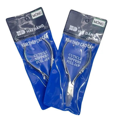 Kìm Bấm Móng Thật Hải Đăng Mũi To Thép Cao Cấp Làm Nail, Kềm Cắt Móng Tay Chân Sáng Bóng, Không Gỉ Siêu Bền Khoẻ Cuticle Nippers da Full Jaw