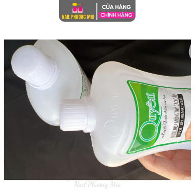Nước Rửa Móng Axeton Quyên 500ml, Dung Dịch Rửa Móng Chuyên Làm Nail Sạch Nhanh, Axetol Mùi Dễ Chịu, Axetol Phá Gel Nail Phương Miu Nữ Women