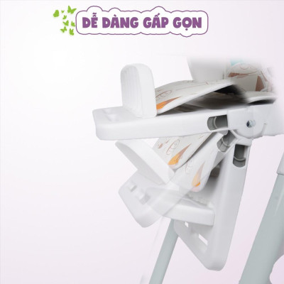 Ghế ngồi ăn dặm Mastela 1015 có thể điều chỉnh độ cao, ngả lưng, có bánh xe cho bé 6 tháng đến 5 tuổi chuẩn ASTM Mỹ