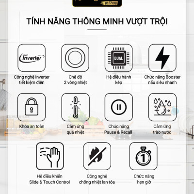 Miễn phí giao lắp toàn quốc - Bếp Âm Đôi Từ Hồng Ngoại Premium Nagakawa NAG1252M - Bảo hành 5 năm - Made in Malaysia - Hàng Chính Hãng