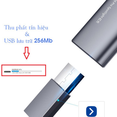 Bút trình chiếu NORWii N95 Pro Spotlight cao cấp 2in1 dùng cho mọi màn hình TV,LED,LCD, bảng chiếu hỗ trợ Windows, MacOS - Hàng nhập khẩu