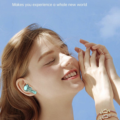 Tai nghe Wiwu Pure Sound TWS12 kết nối Bluetooth V5.3, có điều khiển cảm ứng trực tiếp trên tai nghe - Hàng chính hãng