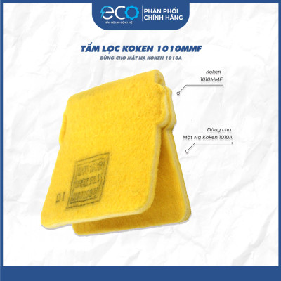 Tấm Lọc Koken 1010MMF Cho Mặt Nạ Phòng Bụi Koken 1010A | Lọc Bụi Siêu Mịn, Công Nghệ Tĩnh Điện Nhật Bản