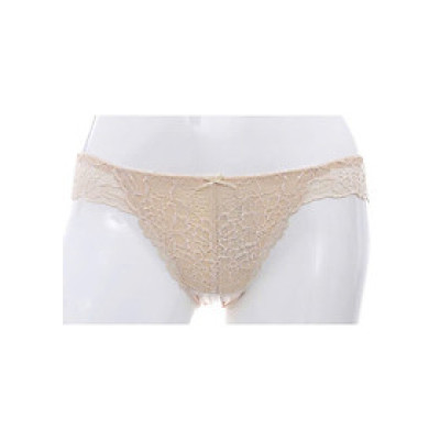 Quần lót nữ Jobelli 1357 ren hoa mềm ôm nữa mông dính nơ dễ thương