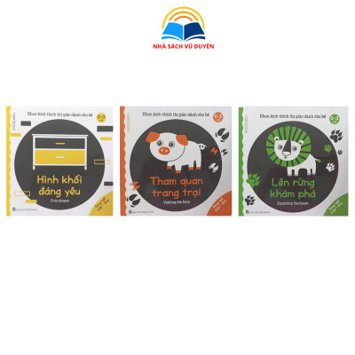 Bộ sách Ehon kích thích thị giác cho bé 0-3 tuổi – Giúp bé phát triển tư duy và giác quan