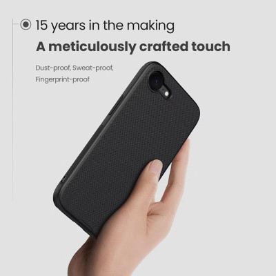Ốp Lưng cho iPhone 16E hãng Nillkin Frosted Shield Pro PC chống vân tay - hàng nhập khẩu