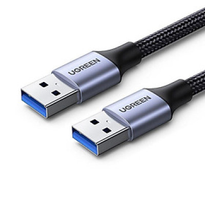 Cáp dữ liệu USB 3.0 đầu nhôm truyền dữ liệu giữa máy tính và ổ cứng USB dài 0.5m Ugreen 80789 - Hàng chính hãng