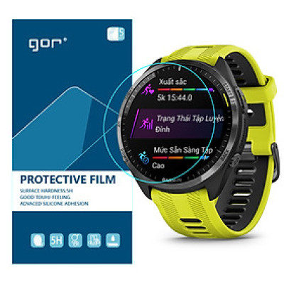 Miếng dán TPU bảo vệ màn hình GOR cho Garmin Forerunner 965 - Hàng Chính Hãng