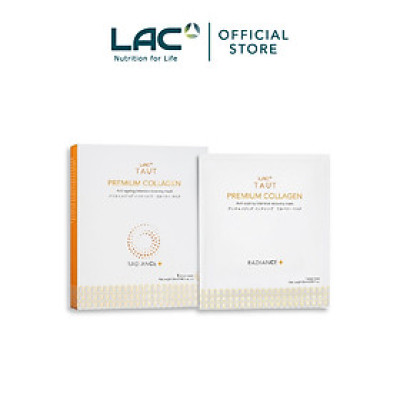 MẶT NẠ BỔ SUNG COLLAGEN LAC TAUT RADIANCE+ PREMIUM (5 MIẾNG)