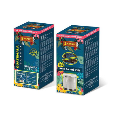 Cà phê Arabica GUATEMALA - Chua Thanh Hương Nhiệt Đới - Rang Nguyên Hạt Nhập Khẩu - Pha Máy/Phin Cao Cấp 250g/túi