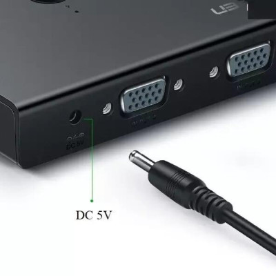 Ugreen UG50279CM153TK Màu Đen Bộ gộp VGA 4 vào 1 ra hỗ trợ FULL HD 500Ghz - HÀNG CHÍNH HÃNG
