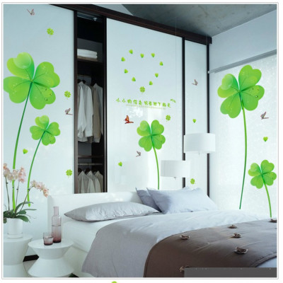 Decal dán tường Cỏ bốn lá AmyShop DH029 (142 x 175 cm)