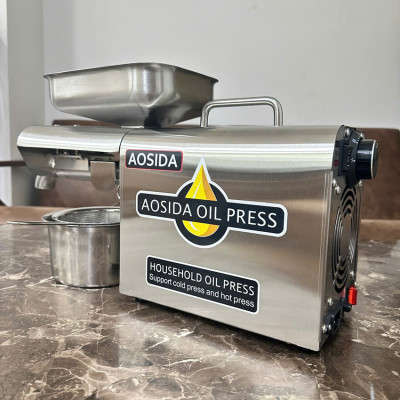 Máy ép dầu thực vật nóng và lạnh thương hiệu cao cấp AOSIDA 888A - Công suất cực đại: 1000W - Hàng Nhập Khẩu