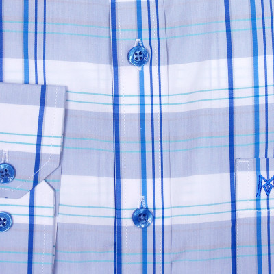 Áo sơ mi nam tay dài form ôm suông Khatoco A1MD468T1-CNCR230-2411-D