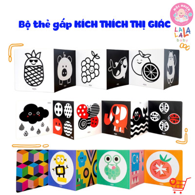 Bộ Thẻ Zigzag Lalala Baby Kích Thích Thị Giác Trí Não Cho Trẻ Sơ Sinh (0-12 Tháng)
