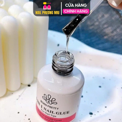 [Cao Cấp] Sơn Gel 6 Trong 1 Born Pretty Chai 15ml Gel Dán Nối Dài Móng Tay, Base 6in1 Liên Kết, Top Loang Màu Sơn Gel Nối Móng Tay Nữ Women