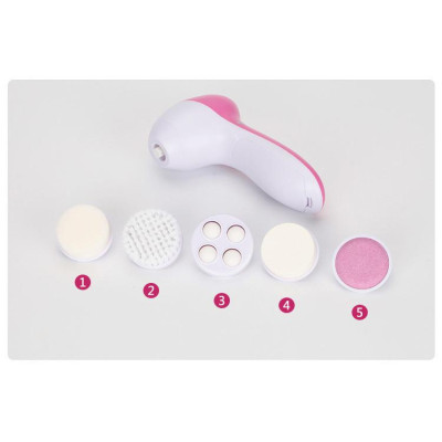 Máy Rửa Mặt 5 Đầu Thay Thế Loại Bỏ Vi Khuẩn, Bụi Bẩn Có Hại Giúp Trẻ Hóa Làn Da Và Sáng Bóng B0210