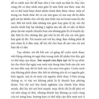 Sức Mạnh Của Hiện Tại (Tái Bản 2021)