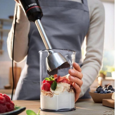 MÁY XAY CẦM TAY BOSCH MSM4B6V2 ĐEN - KÈM HÚT CHÂN KHÔNG Hàng chính hãng