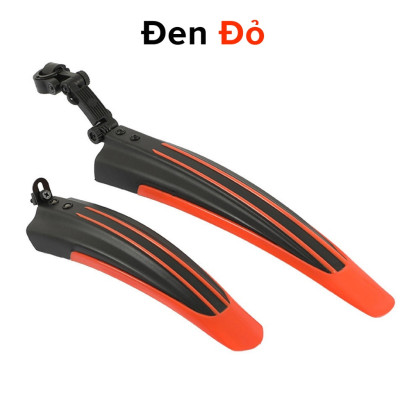 2 Dè Chắn Bùn Cho Cả Bánh Trước Và Bánh Sau Xe Đạp Leo Núi 4 Sọc Màu - Chính hãng dododios
