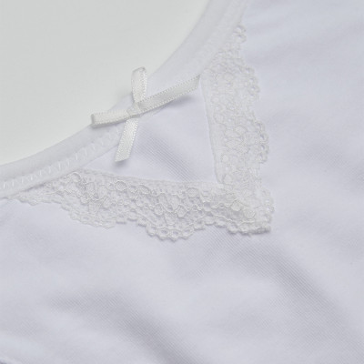 Combo 3 áo lót học sinh không mút phối ren iBasic BRAT003