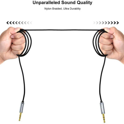 Dây Cáp Nối Dài Âm Thanh 2 Đầu Đực 3.5mm Dài 1.2M CHOETECH AUX002 - Hàng Chính Hãng