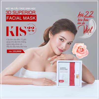 Mặt nạ sinh học facial mask chống lão hoá KIS22