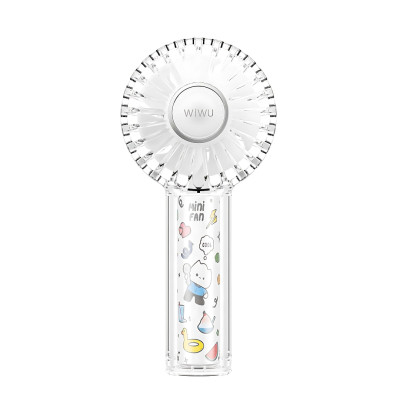 Quạt cầm tay turbo mini siêu mát Pin trâu 1200 mAh, nhỏ gọn linh hoạt hiệu WlWU WI-FS012 - 03 chế độ gió, dùng liên tục 6h, thiết kế đẹp, bền - hàng nhập khẩu