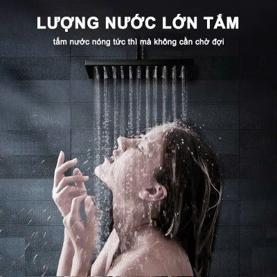 Máy Nước Nóng Trực Tiếp Cảm Ứng LCD – Chống Giật An Toàn, Cảm Biến Nhiệt Thông Minh, Kèm Vòi Sen Cao Cấp