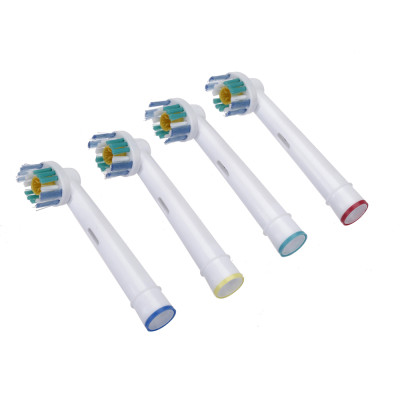 Cho máy Oral B Braun, bộ 4 Đầu Bàn Chải đánh răng điện thay thế MIHOCO EB18-P New , phá tan mảng bám, cho răng trắng sáng