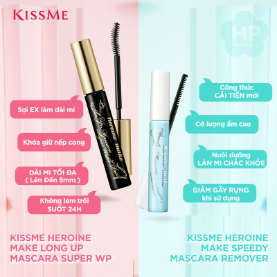 Mascara Tẩy Trang Mi Kissme Heroine Make 6.6 mL (Không Vỏ Hộp)