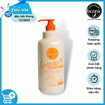 Dầu Xả Collagen Bền Màu Nhuộm BOSNIC 1500ML