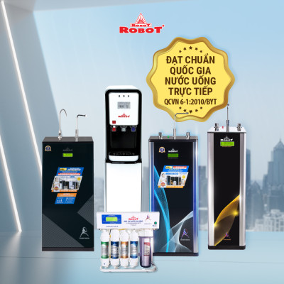 Máy Lọc Nước ROBOT SPRING Pro 939GHQ-UR Bán Công Nghiệp Chế Độ Nóng Thông Minh Hệ Thống 9 Cấp Lọc - Hàng Chính Hãng