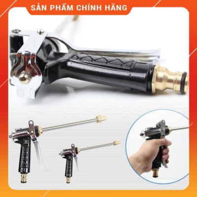 ️ Bộ dây vòi xịt nước rửa xe, tưới cây , tăng áp 3 lần, loại 20m 206318 đầu đồng,cút,nối đen+ đai