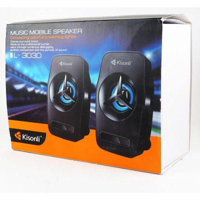 Loa 2.0 kisonli L-3030 LED - Hàng chính hãng