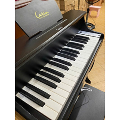 Đàn Piano Gỗ 37 Phím Woim-Baby Bản Quốc Tế Cho Trẻ Tập Chơi Có Ghế, Chân Đế, Giá Nhạc, Cổng Cắm Headphone, Pedal Và Micro