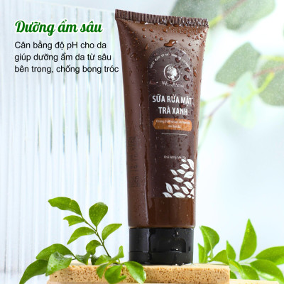 Bộ dưỡng da mặt organic, làm sạch da, ngăn ngừa mụn, trắng sáng da mặt Wonmom ( 1 sữa rửa mặt + 1 serum vitamin C )