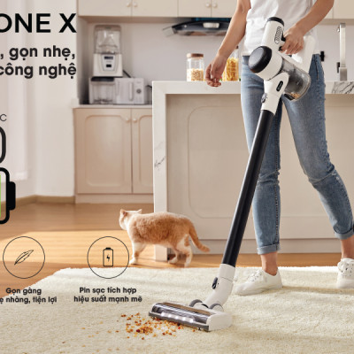 Máy hút bụi cầm tay thông minh Tineco Pure One X - Hàng chính hãng
