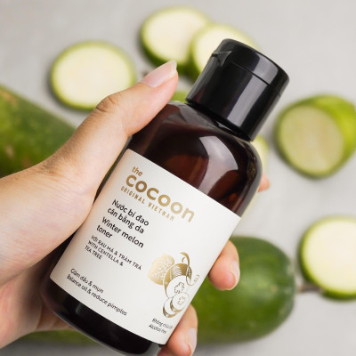Nước bí đao cân bằng da Cocoon 140ml dùng cho da dầu thuần chay