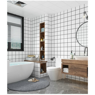 Bộ 5 Tấm Xốp Dán Tường 3D PVC Lá Hồng 60x30cm Keo Sẵn Dày 2,5mm Cao Cấp, Sang trọng