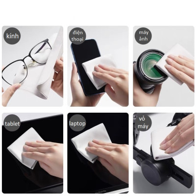 Khăn Lau Màn Hình Polishing Cloth Kai cho iPhone / Macbook / iPad / Laptop / Smartphone / Lens Camera/ Smartwatch - Hàng Nhập Khẩu