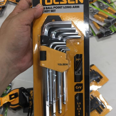 LỤC GIÁC BI BỘ 9 CÂY NGẮN TOLSEN 20053 - HÀNG CHÍNH HÃNG